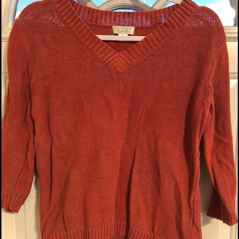 Orange Autumn Sweater